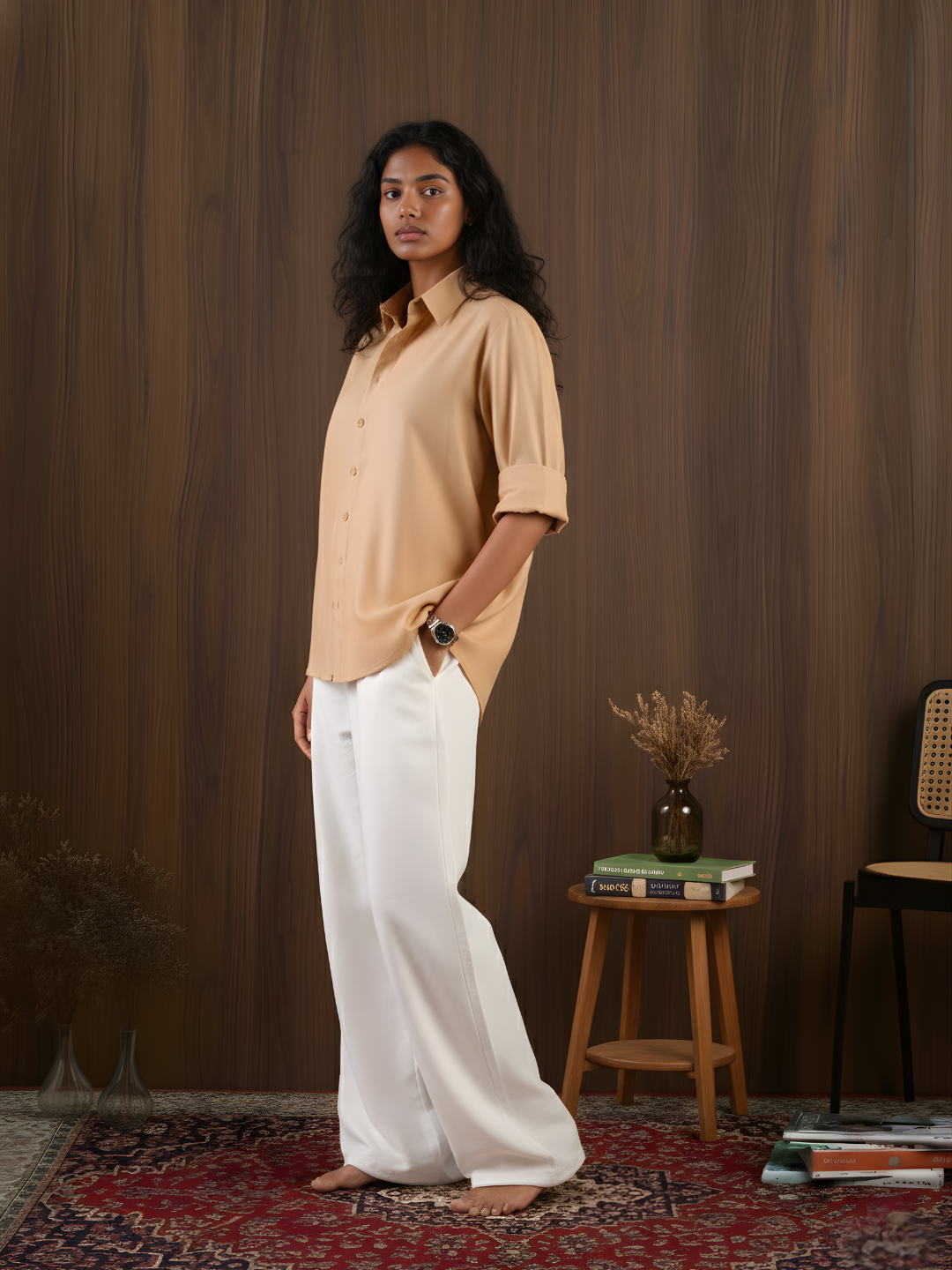 Oversized Khadi Linen Shirt