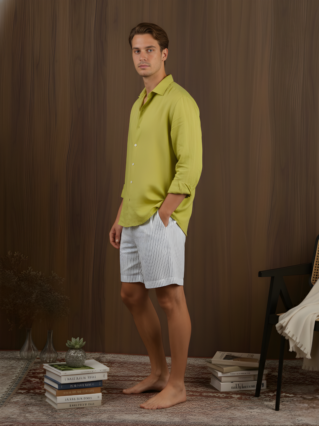 Veer Linen Fitted Shirt