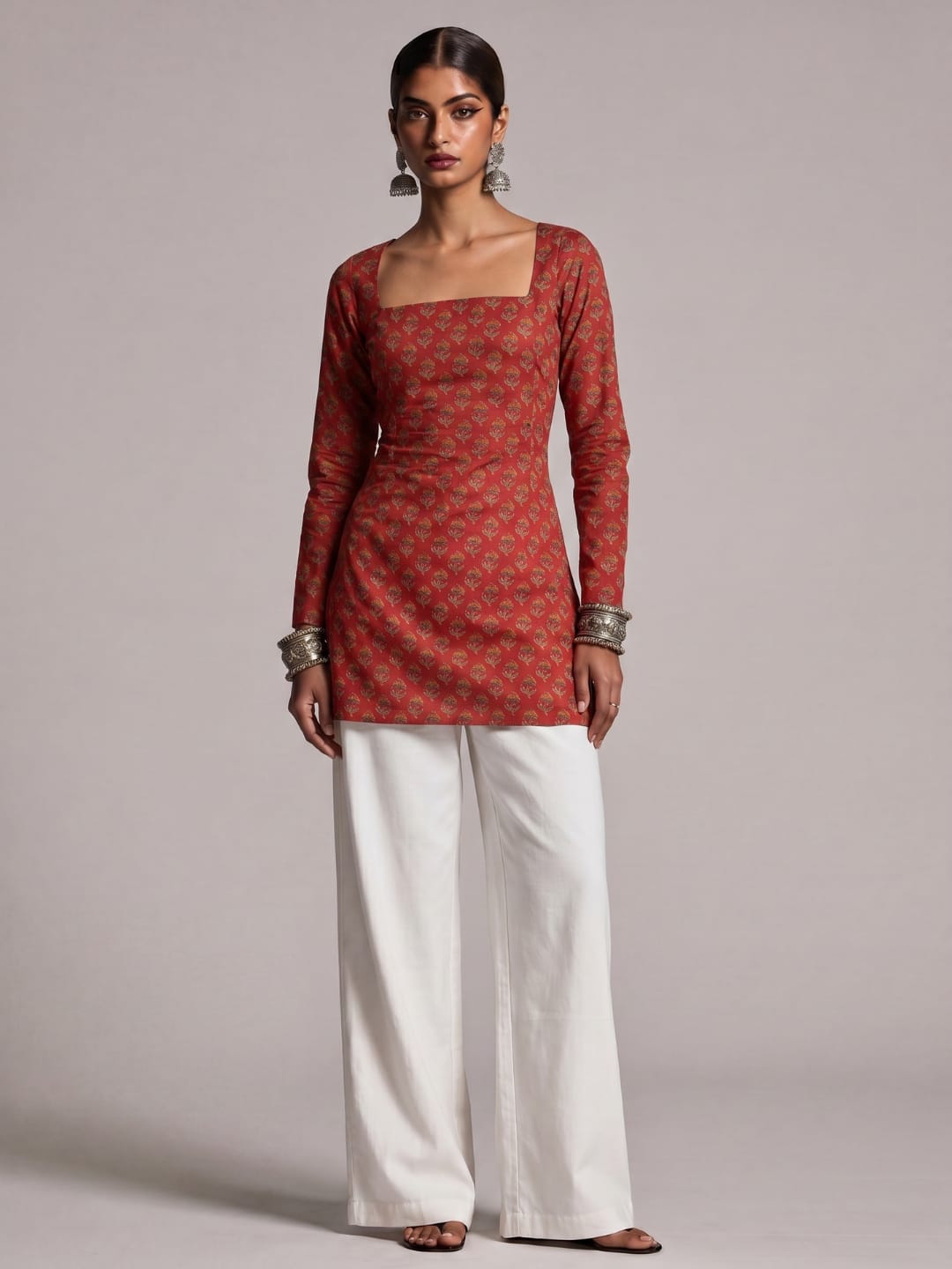 Ishara Sleeved Corset Kurti