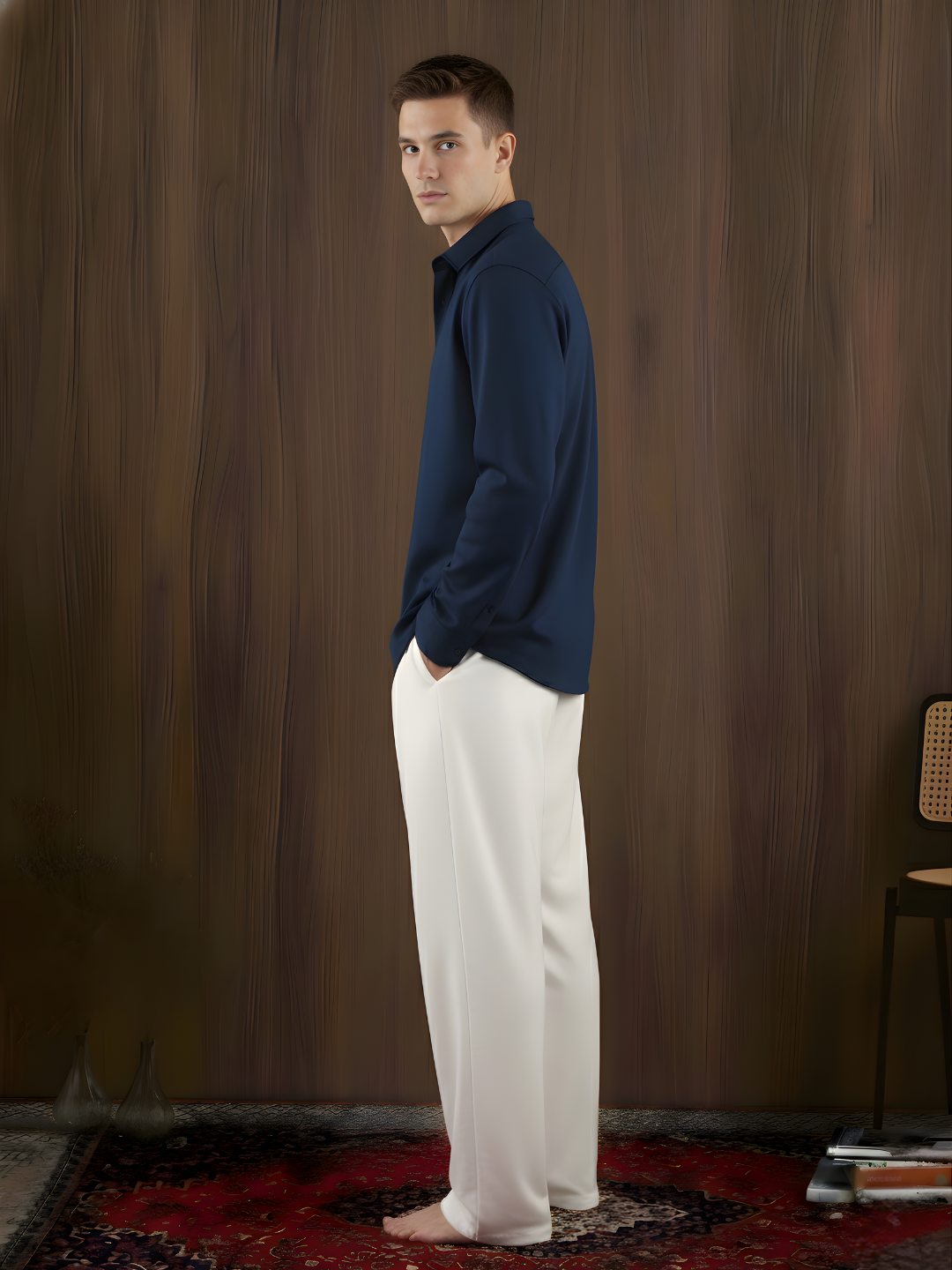 Raghav Linen Fitted Shirt