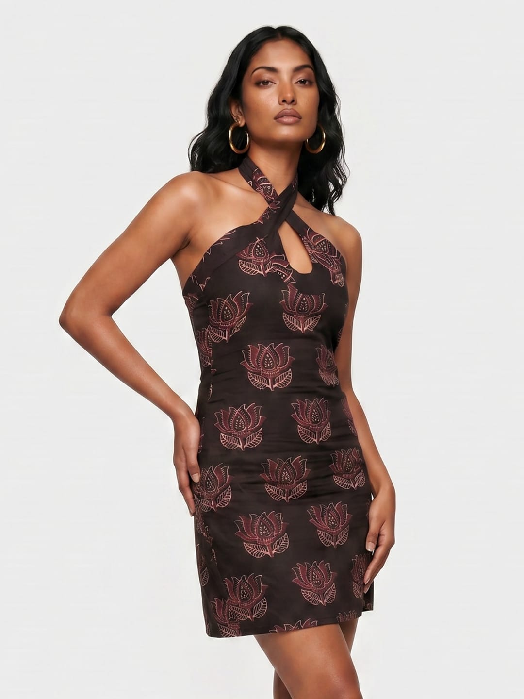 Veena Halterneck Dress