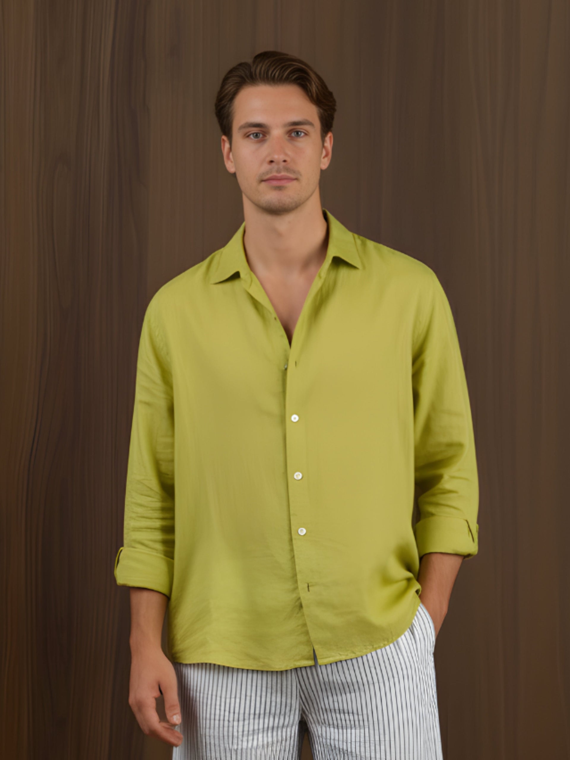 Veer Linen Fitted Shirt