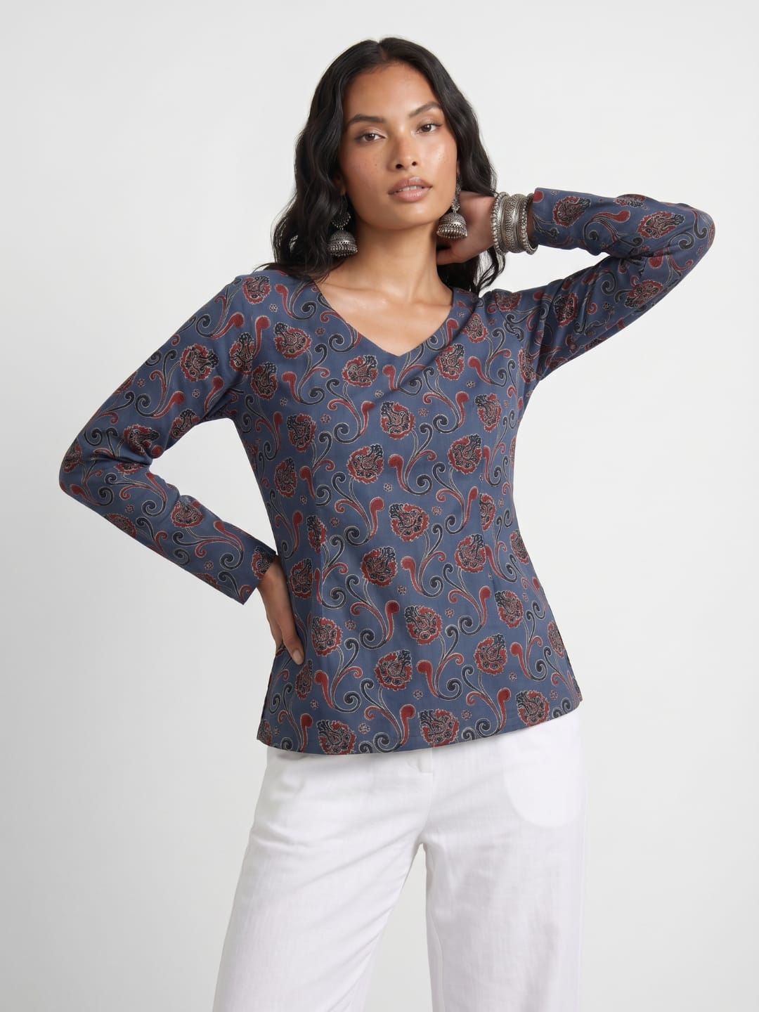 Asha Sleeved Modest Kurti