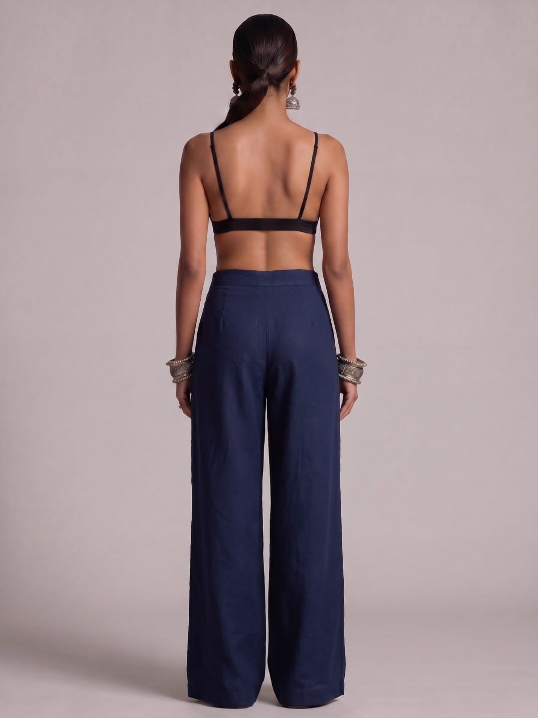 Navy Blue Loose fitting pants
