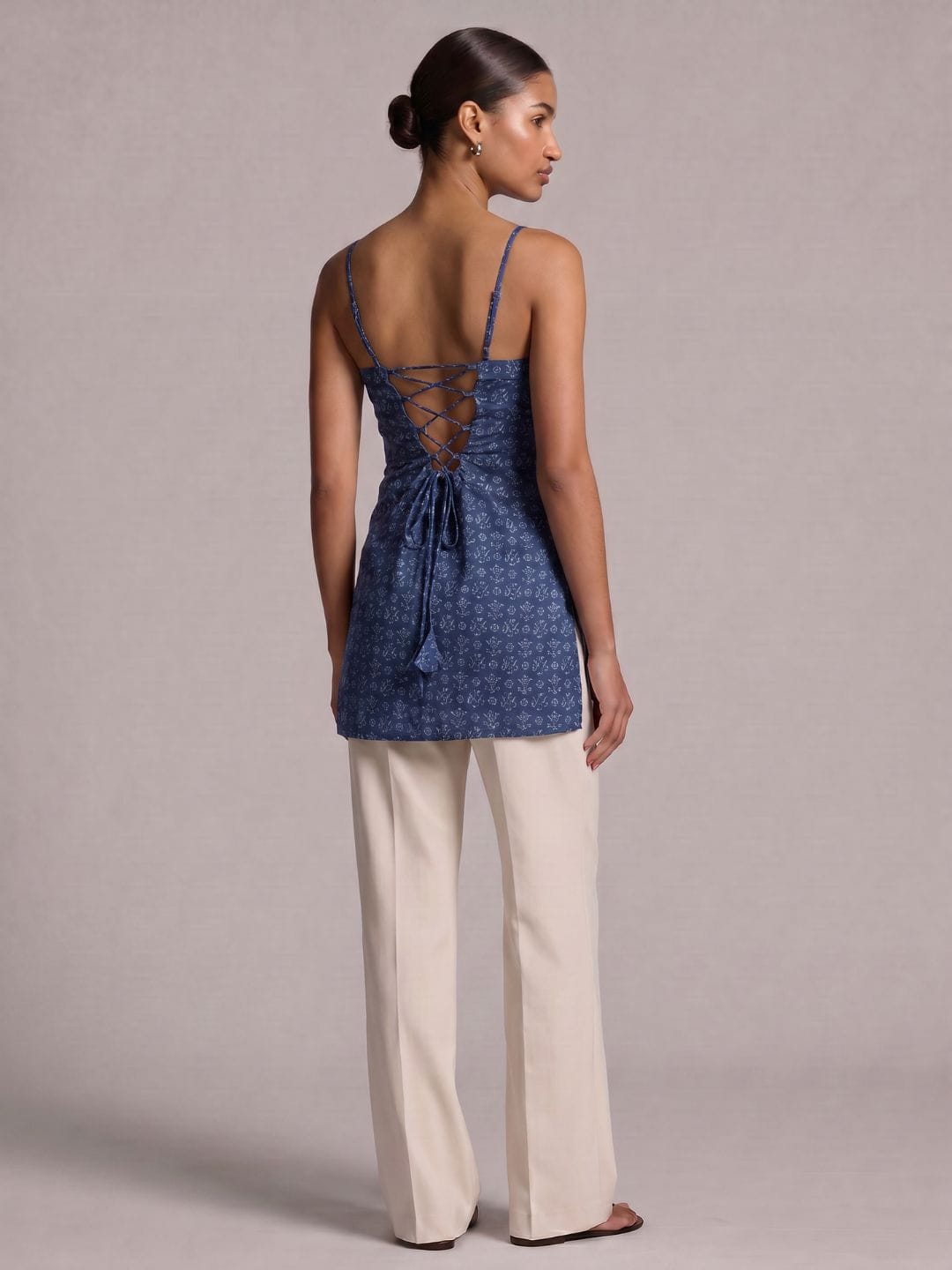 Arya Halterneck Corset Kurti