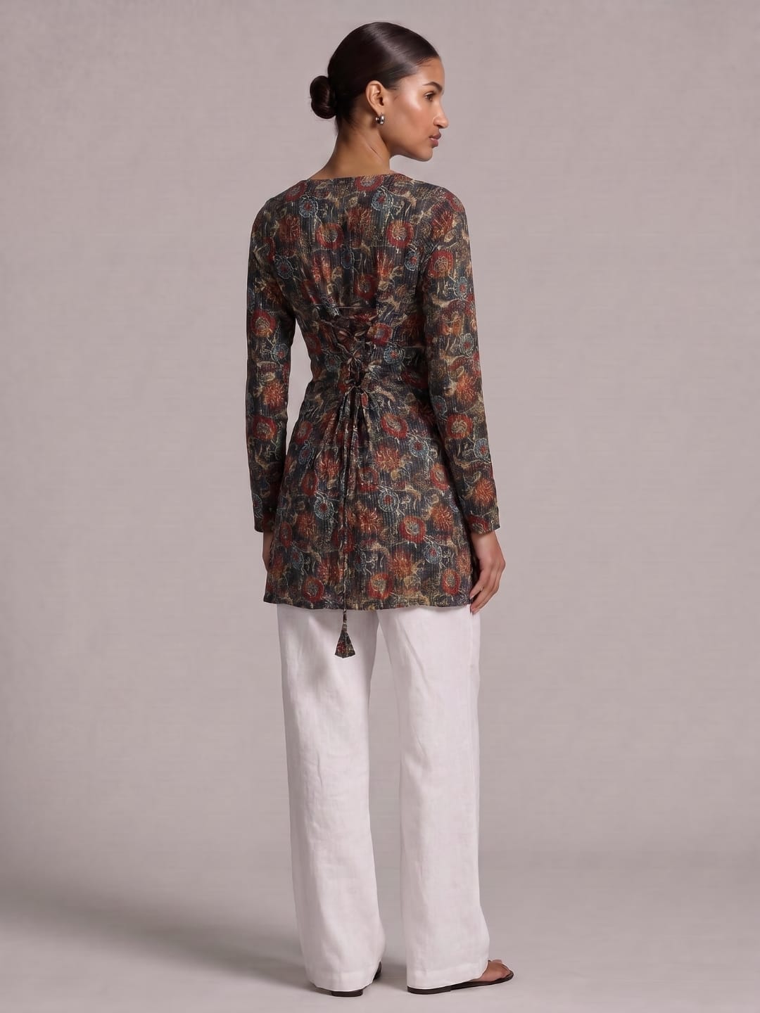 Radhika Sleeved Corset Kurti