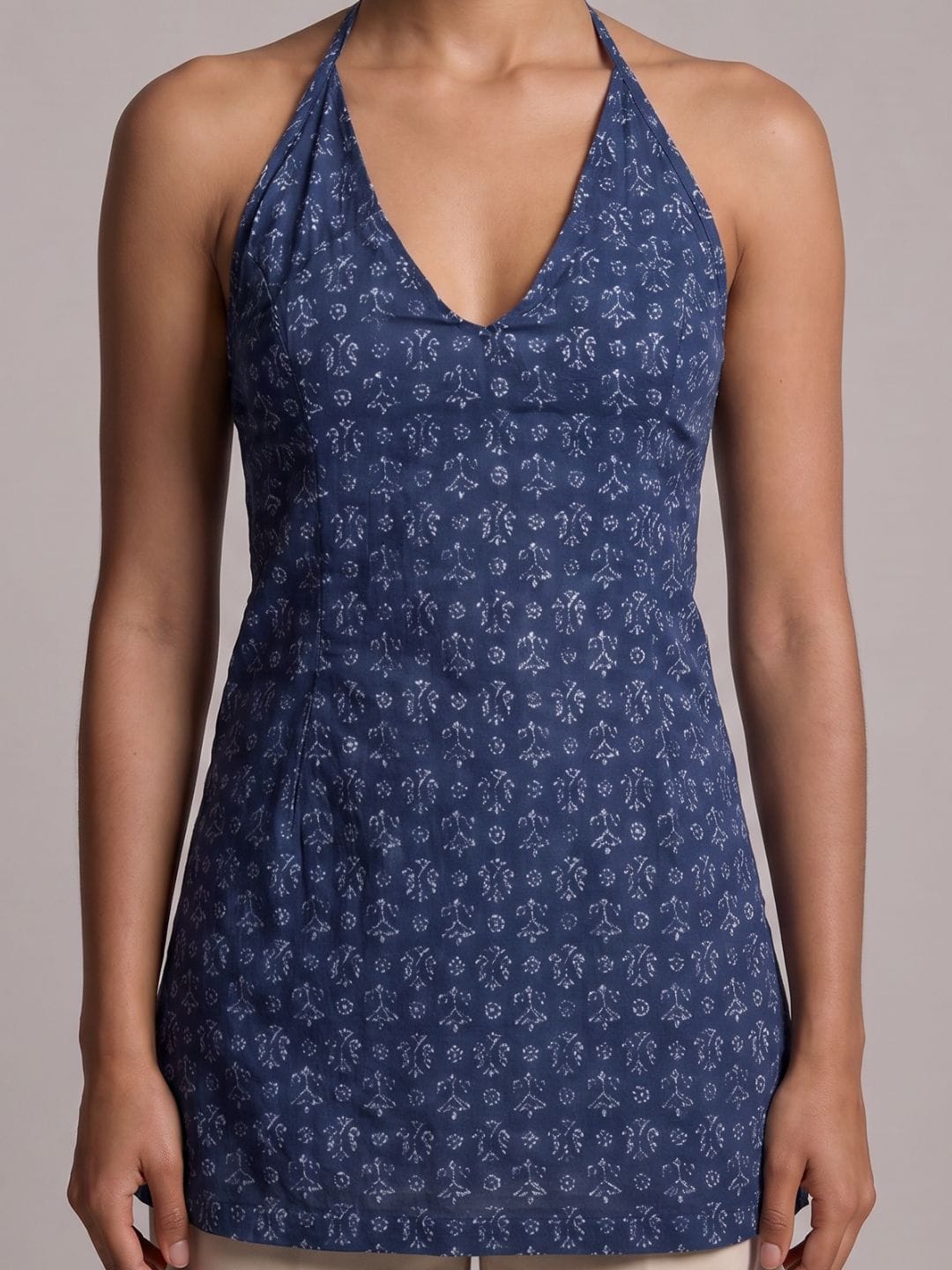 Arya Halterneck Corset Kurti