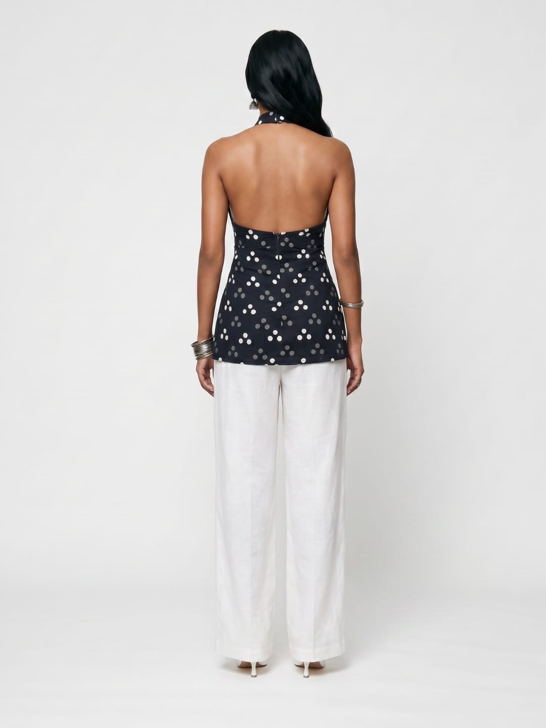 Haya Keyhole Halterneck Kurti