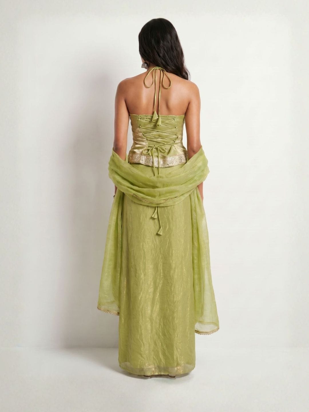Liza Halterneck Skirt Set
