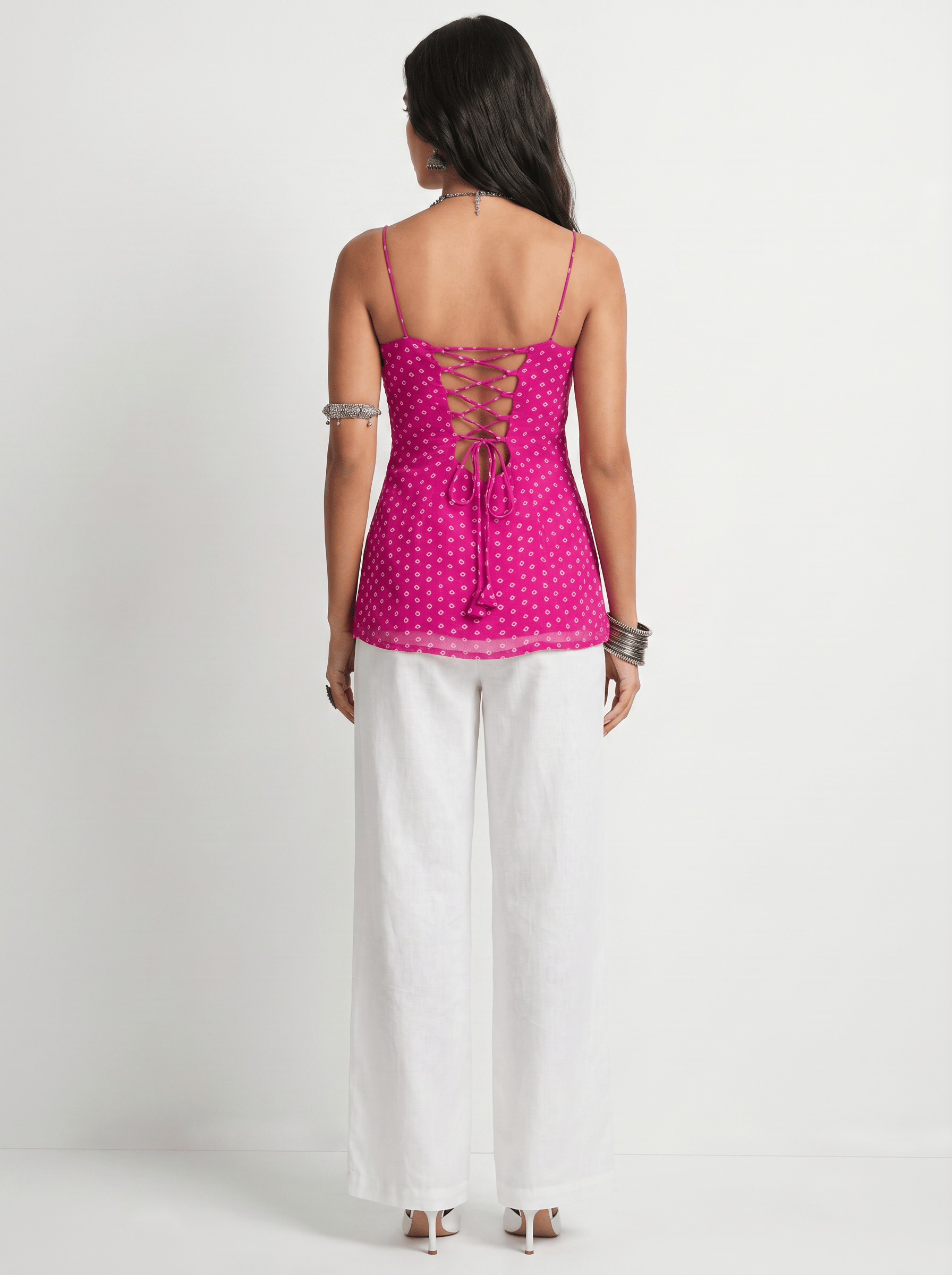 Rasika Bandhani Corset Kurti