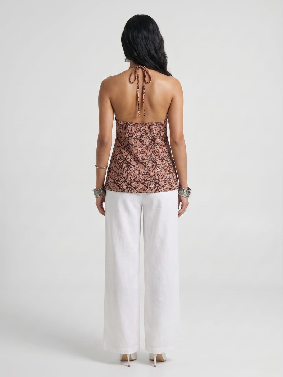 Nazm Halterneck Kurti