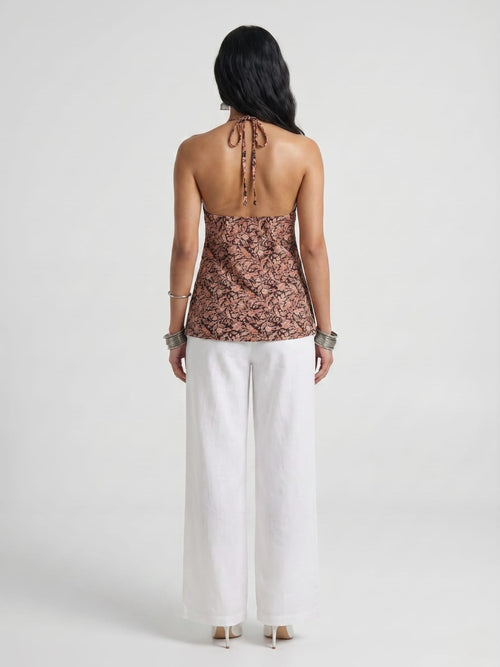 Nazm Halterneck Kurti