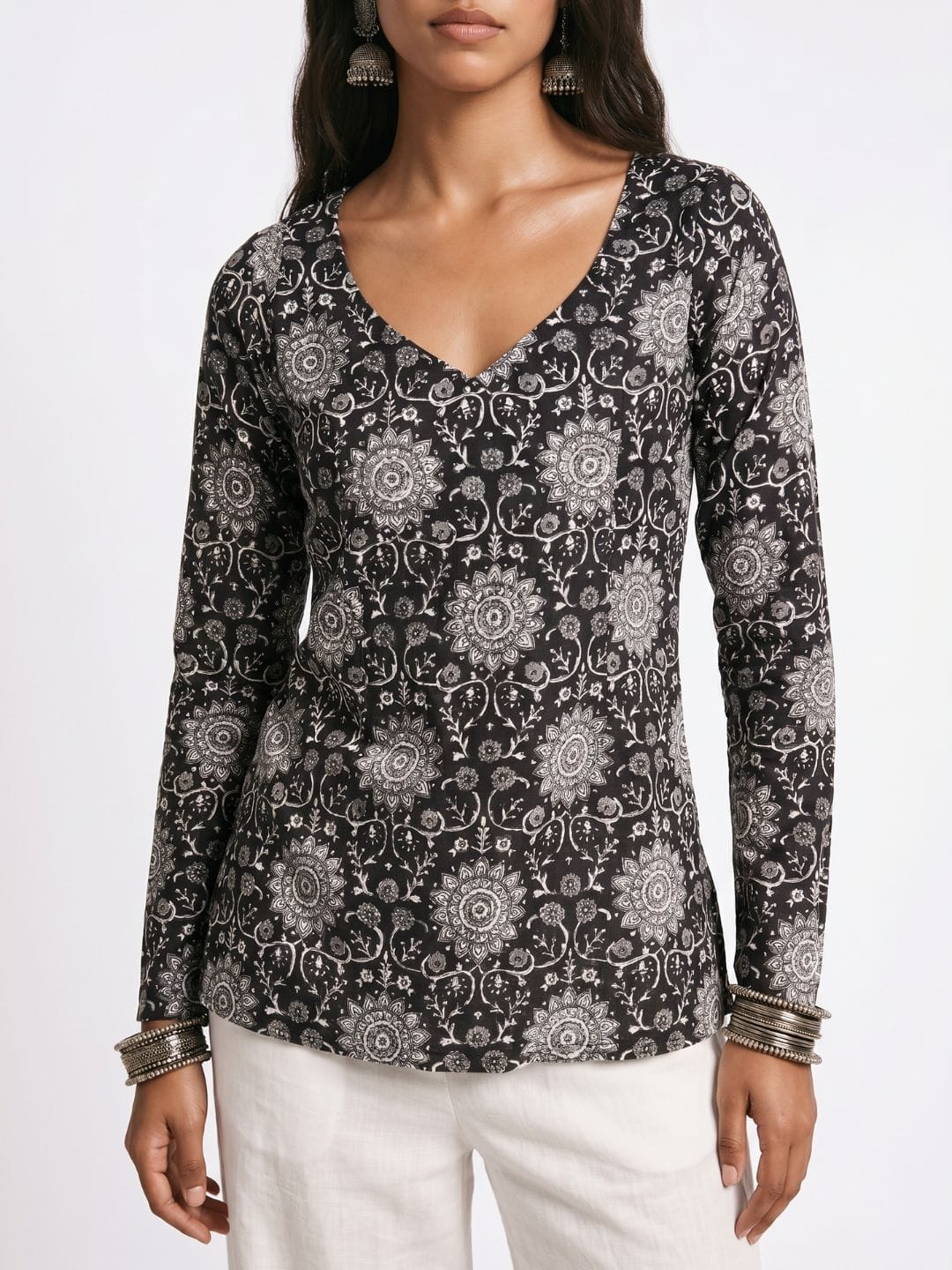 Noor Sleeved Modest Kurti