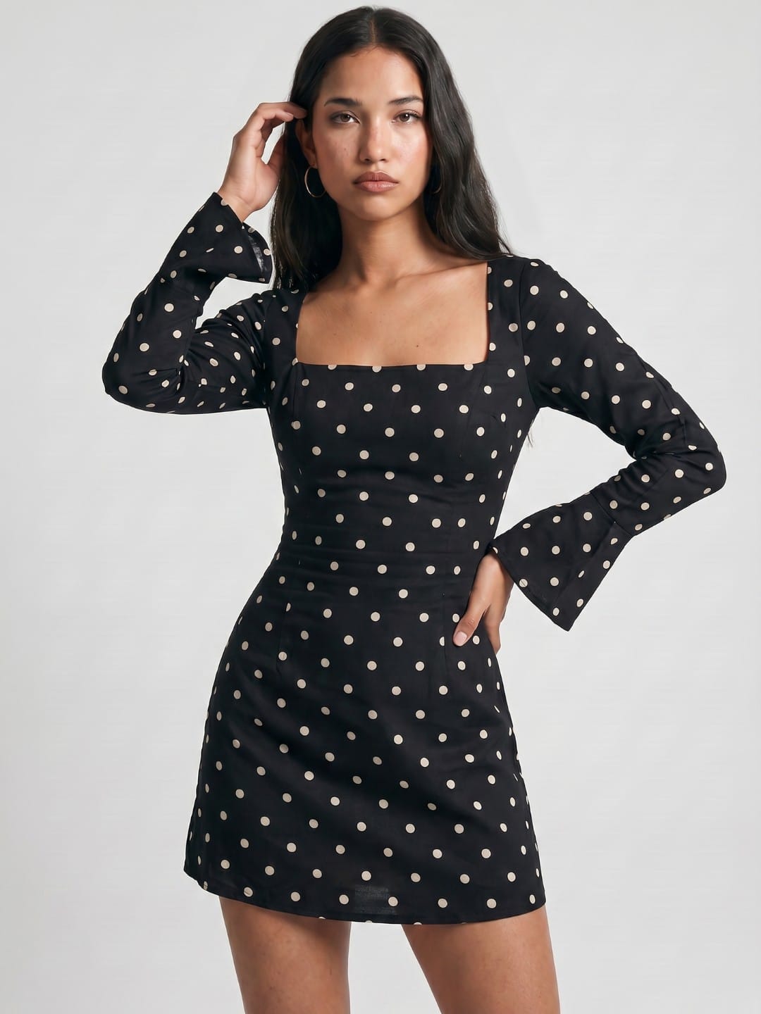 Nora Polka Corset Dress