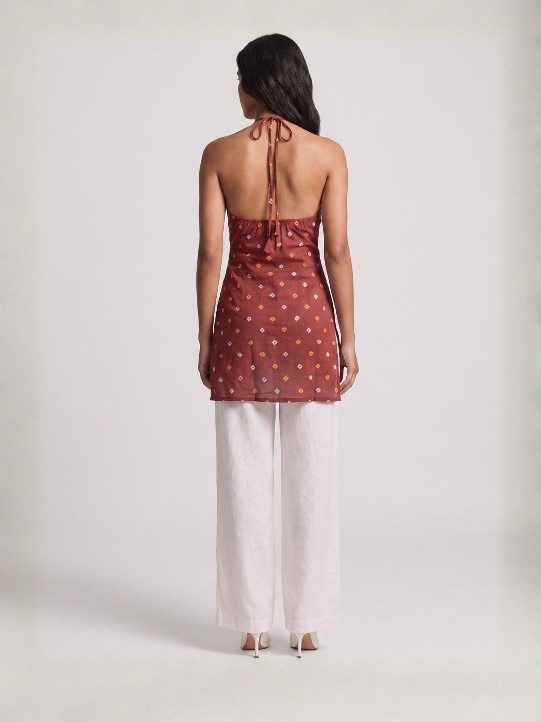 Sahar Halterneck Kurti