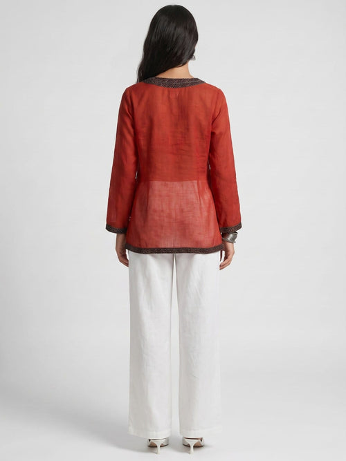 Shrishti mul cover up - kurti