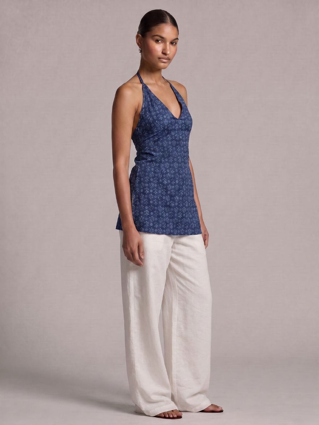 Arya Halterneck Corset Kurti