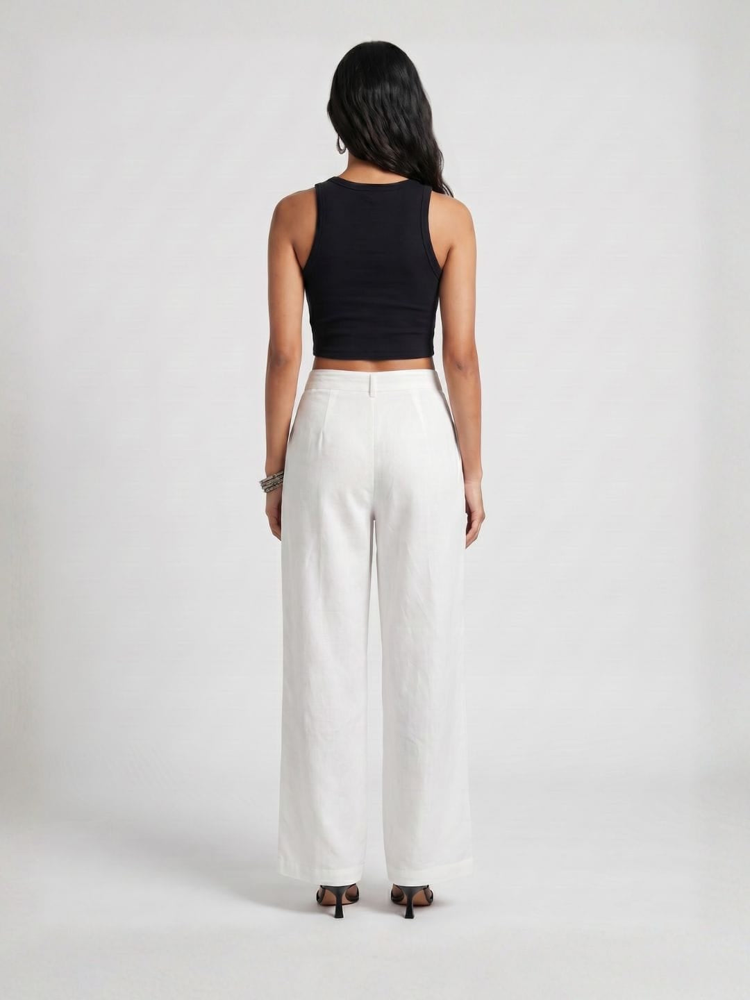 White Loose fitting pants